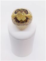 Anello Artigianale Donna in Oro giallo Topazio AL141AG - AL141AG
